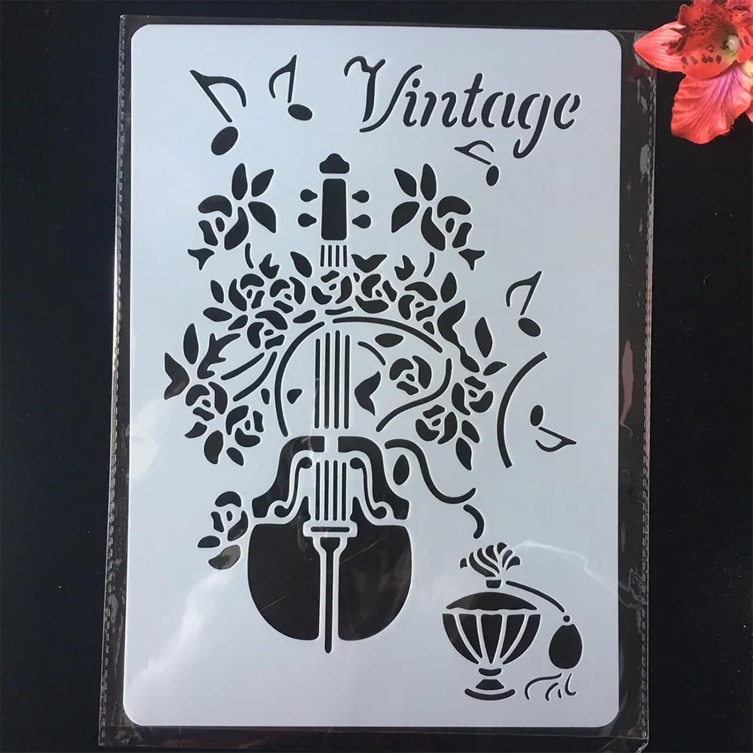 TIAMECH A4 Reusable Violin Stencil for Painting image 5