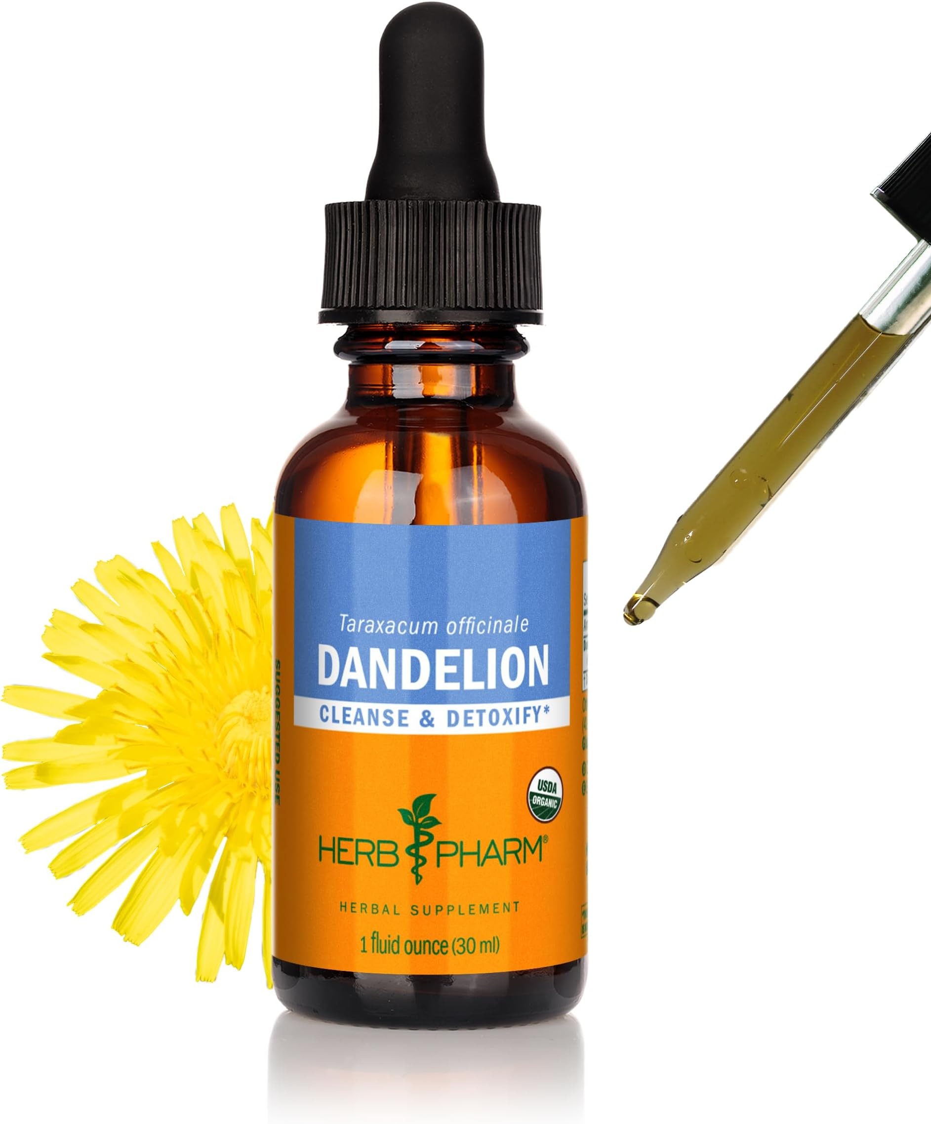 海外直送品Dandelion Extract, 1 Oz by Herb Pharm