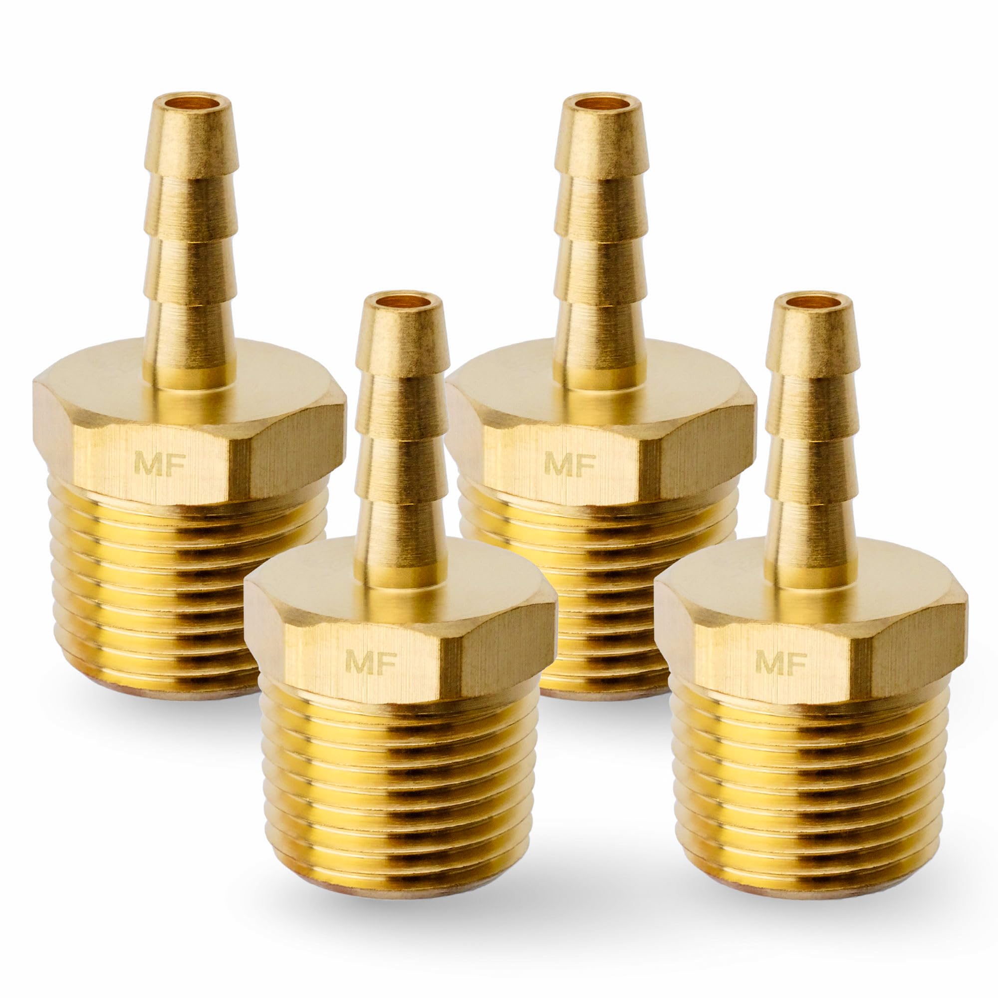 MAACFLOW 真鍮有刺ホース継手 3/8インチホースIDバーブ x 3/8インチオスNPTアダプターカプラーコネクタ (2個パック) Amazon.co.jp: MAACFLOW MAACFLOW 真鍮 3/8インチ オス NPT から 3/16