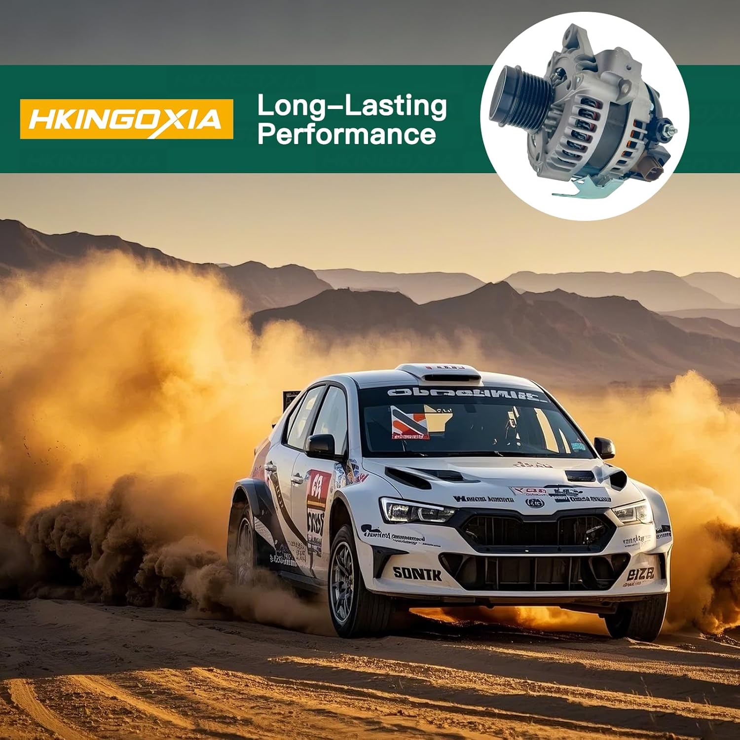 Automotive Alternator Fit for: Toyota Camry 2007-2009, Corolla 2009-2010, Matrix 2009-2013 & Pontiac Vibe 2009-2010