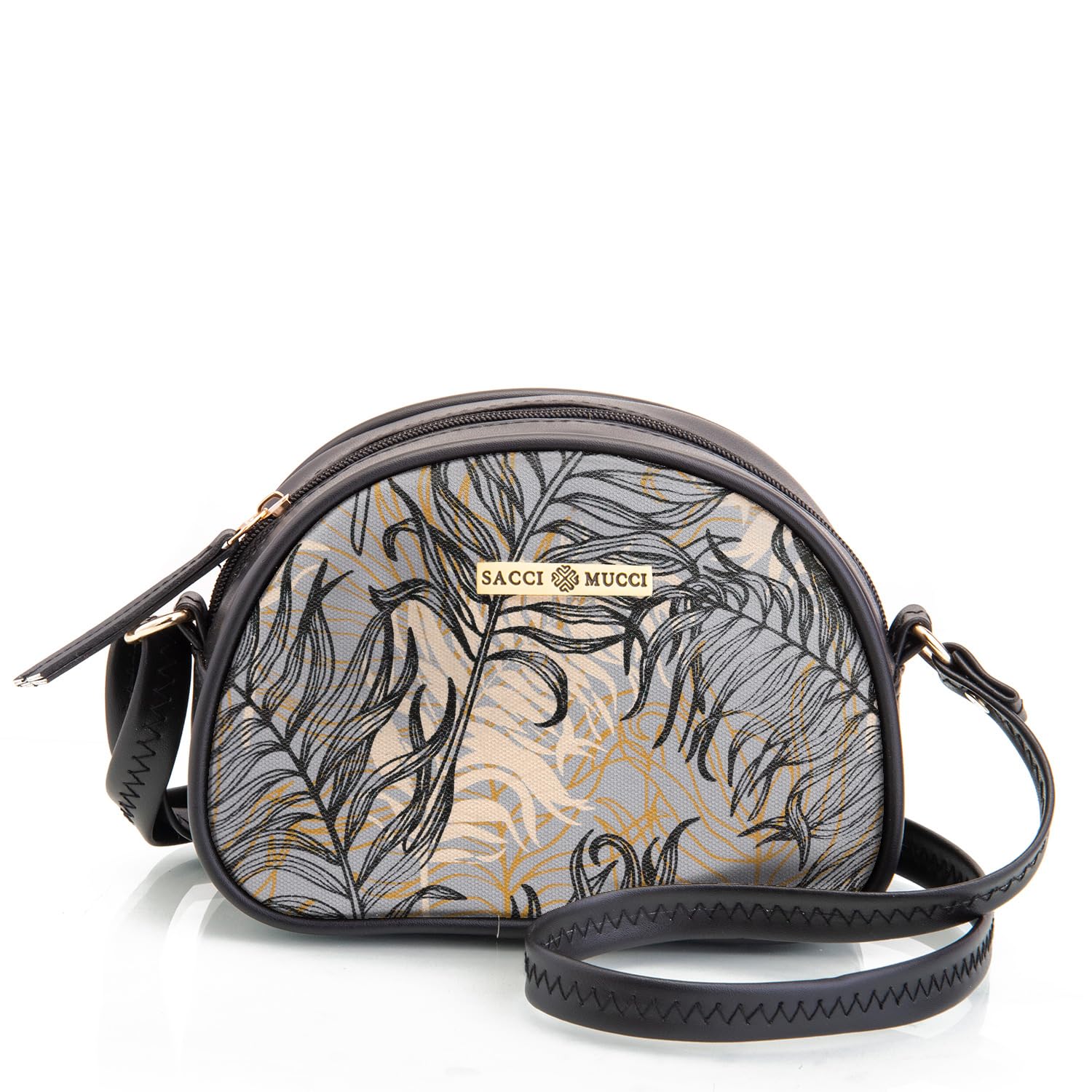 SACCI MUCCI Printed Handcrafted Crossbody Rainbow sling bag Sling Bag for Women Ladies Single Shoulder Bag - Botanical