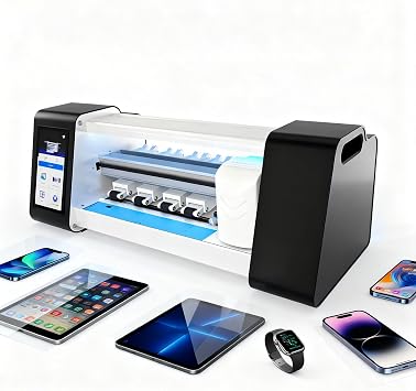 Automatic Film Cutting Machine, Hydrogel Film Cutting Machine, with Built-in 26,000+ Templates, Supports 17 Languages, and is Suitable for Mobile Phones and Tablets.