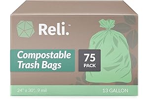Reli Compostable Trash Bags: The Eco-Conscious Choice for a Greener Tomorrow