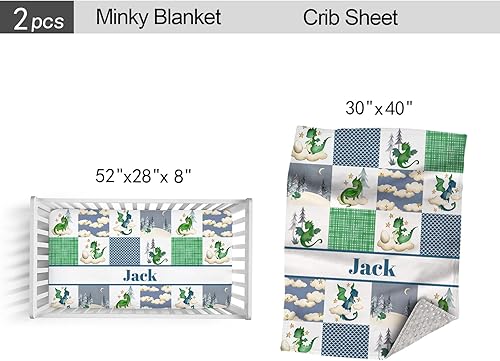 Miniatura 4 de Juego de ropa de cama personalizado para cuna de bebé para niño y niña, juego de ropa de cama personalizado para cuna con nombre, ropa de cama de