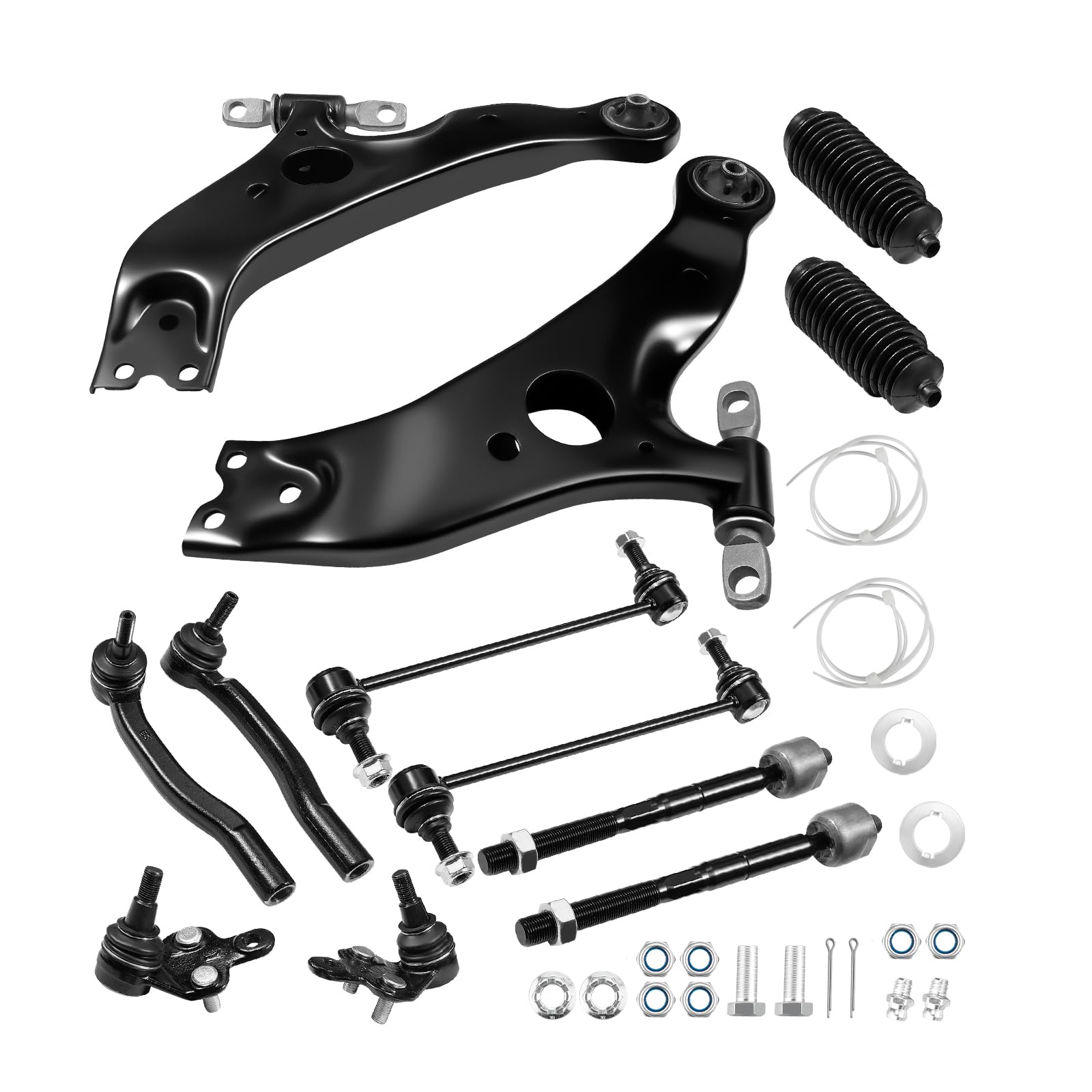 BDFHYK Automotive Replacement Control Arms 10pcs,with Ball Joint Compatible with Toyota Sienna 2004-2010 Replace K620713*1,K620714*1,K80249*2,ES80626*1,ES80627*1,EV80893*2-picture-29
