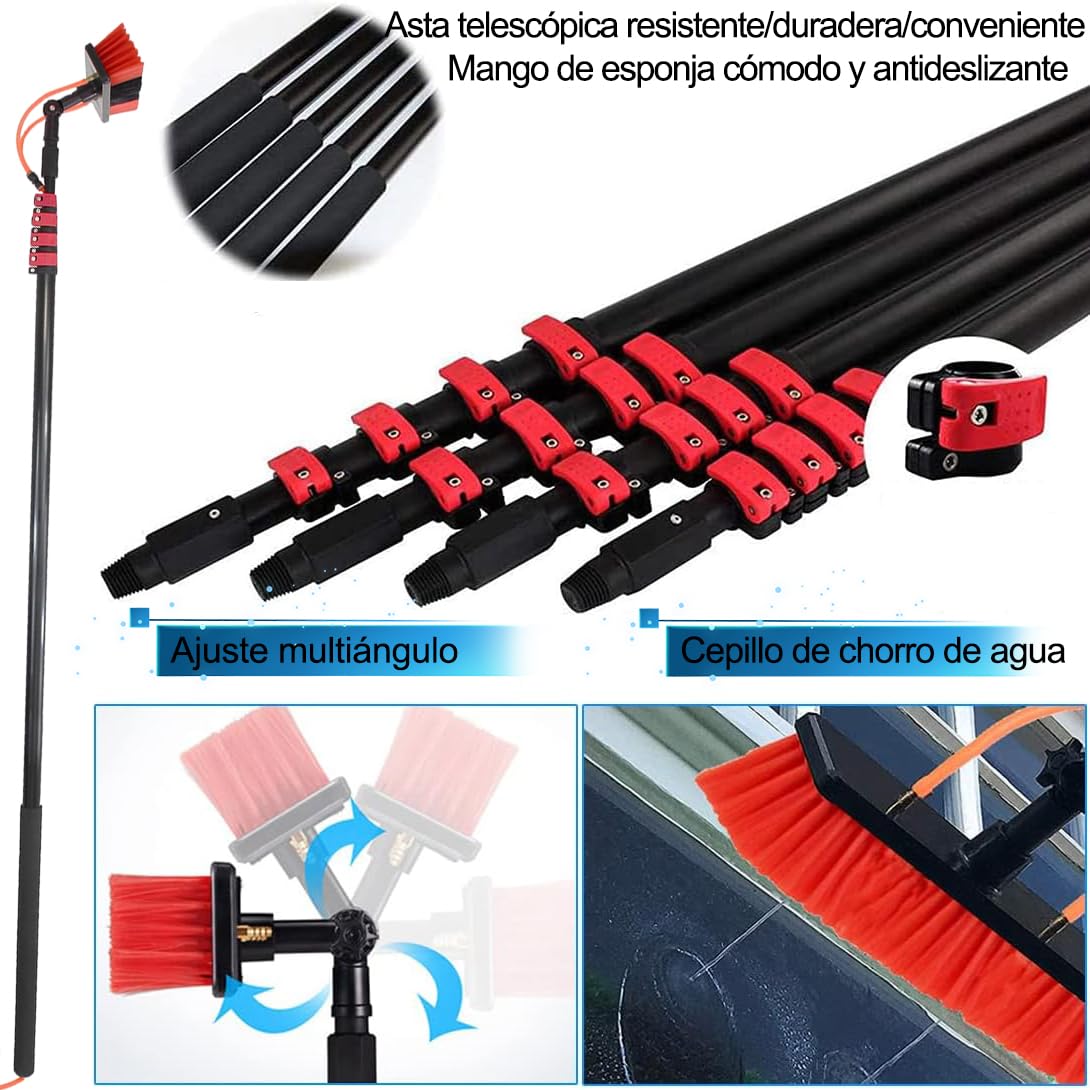 So Zestaw do czyszczenia paneli Ts Słup do czyszczenia s Stop aluminium So Panel Cleaner Głowica szczotki 35 55 cm Wydajne narzędzie do konserwacji