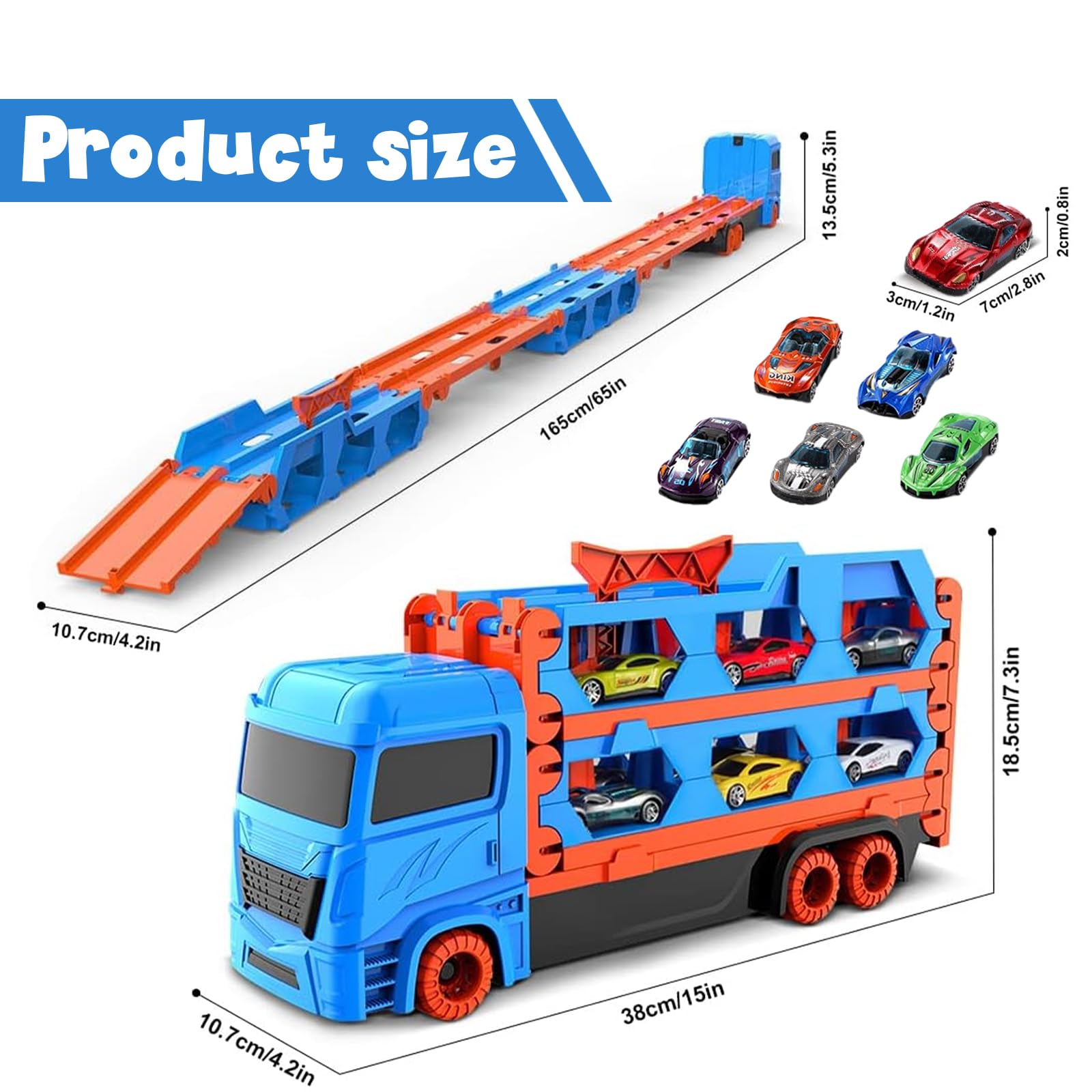 Set di 6 giocattoli per auto da corsa, per bambini, per bambini, 3, 4, 5, 6 mini modelli di auto
