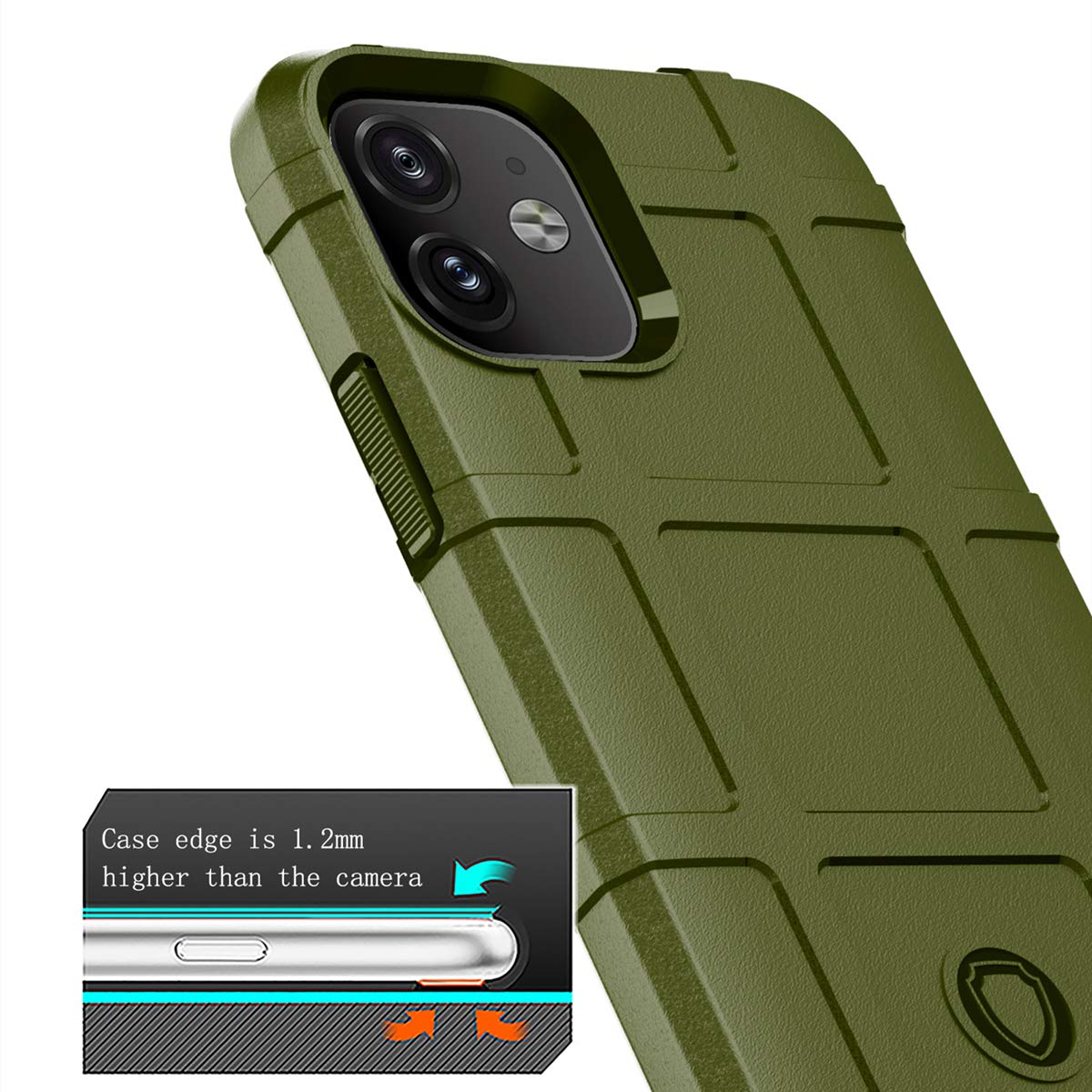 Custodia Tattica Labilus Per IPhone 11 Pro Max – TPU Ispessita, Antiurto, Antiscivolo, Cremisi