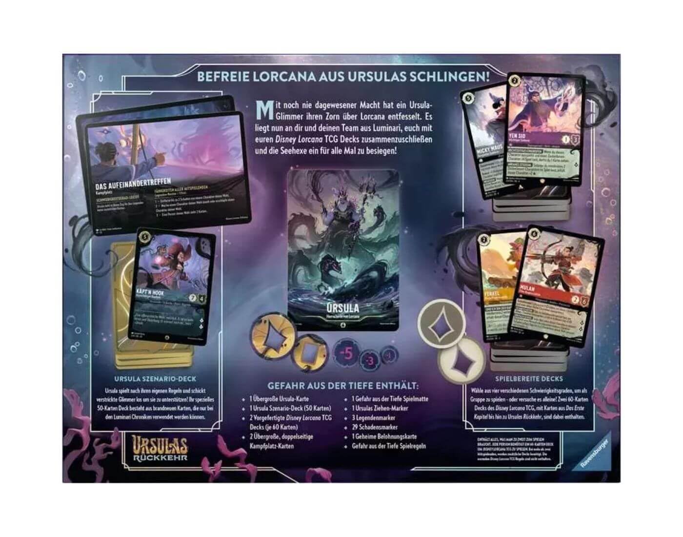 Disney Lorcana: Die Luminari Chroniken - Gefahr aus der Tiefe (Deutsch) - Geschenk-Set