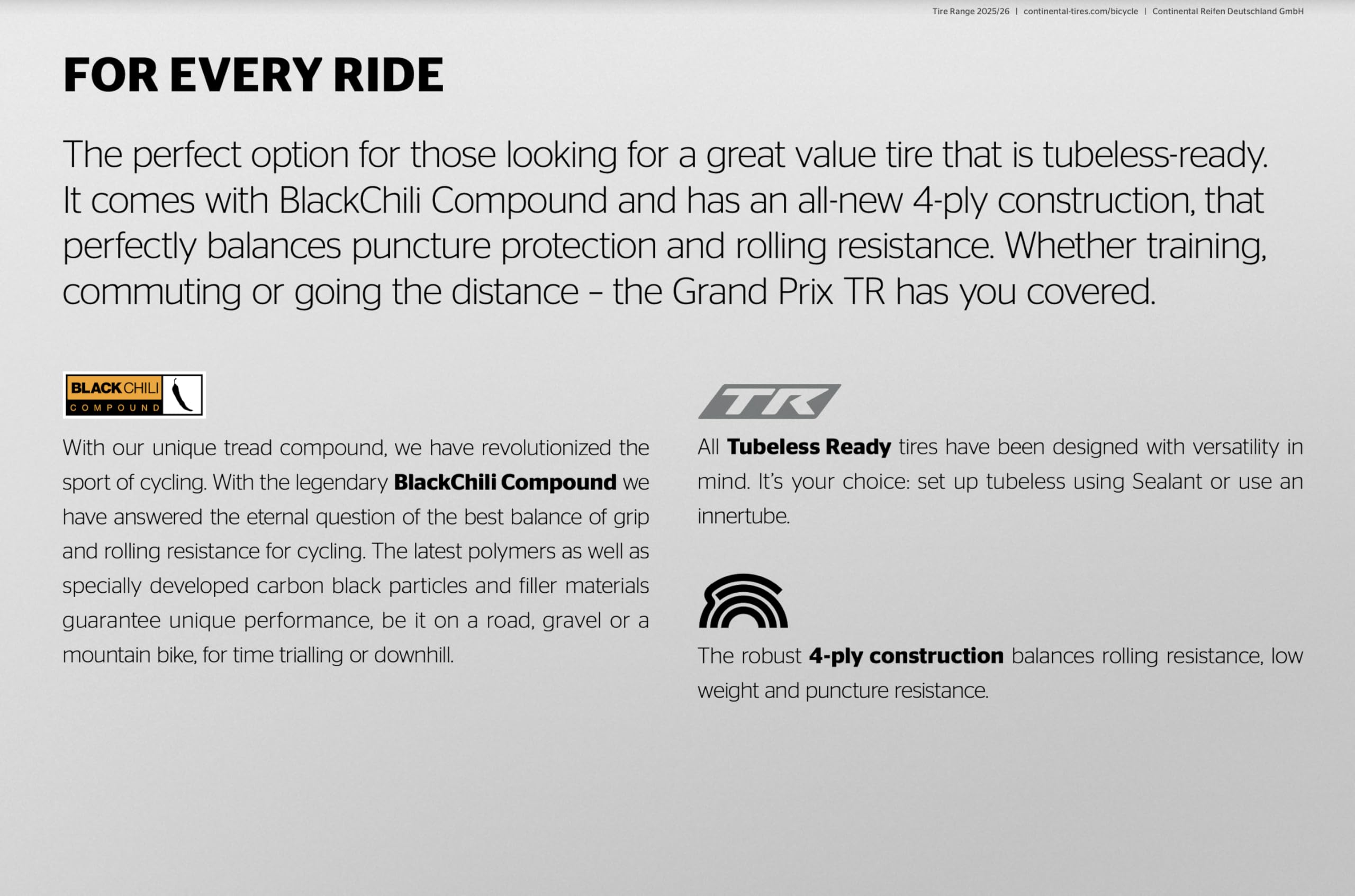Amazon | コンチネンタル(Continental) ロードタイヤ Grand Prix TR