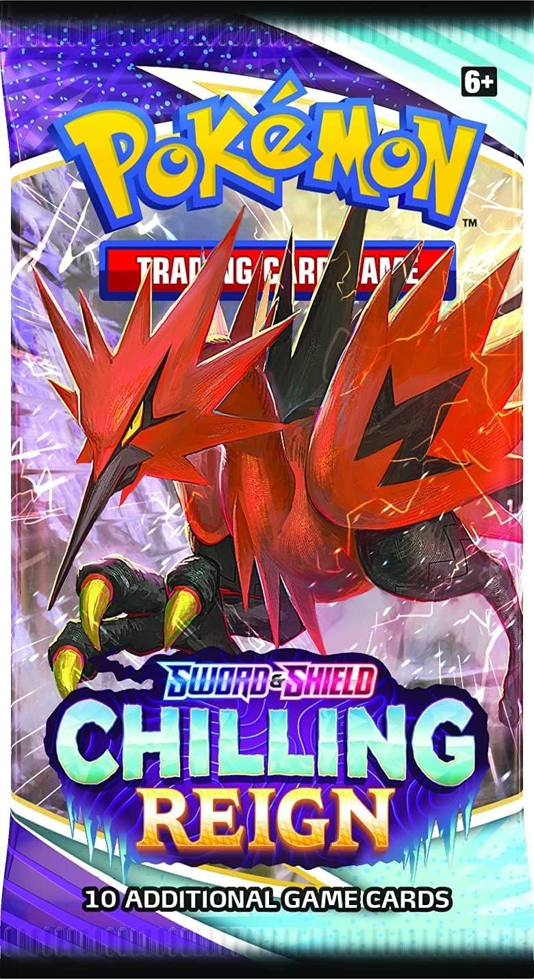Pokemon Sword & Shield Chilling Reign 3-Booster Pack Blister Both Sets Eevee & Snorlax