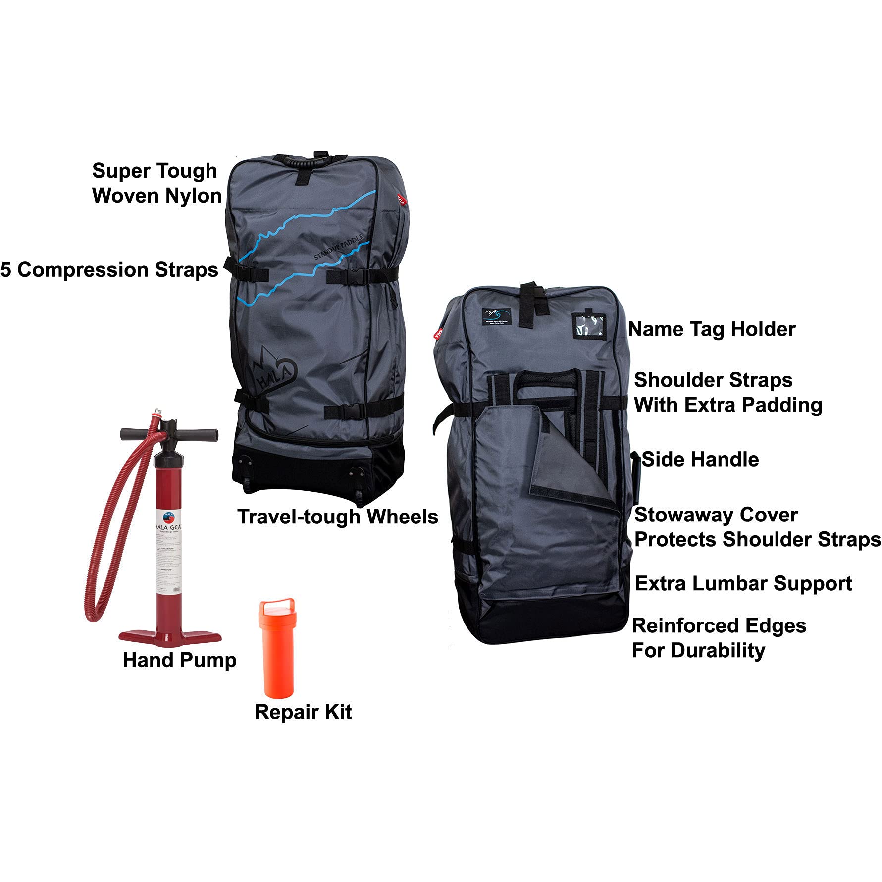 Amazon | Hala ストレートアップ 空気注入式 スタンドアップ