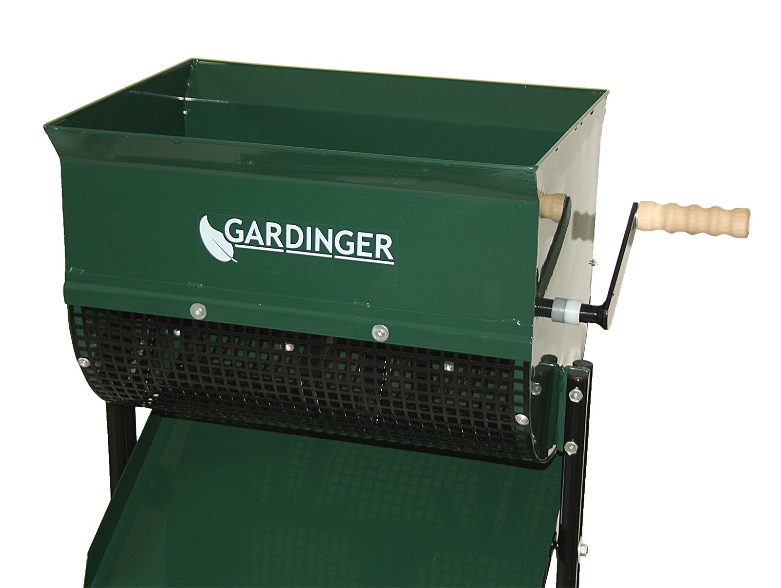 GARDINGER Feinkompostsieb Stahlblech lackiert mit Drehspindel Kompostsieb Rollsieb Feinkompostierer