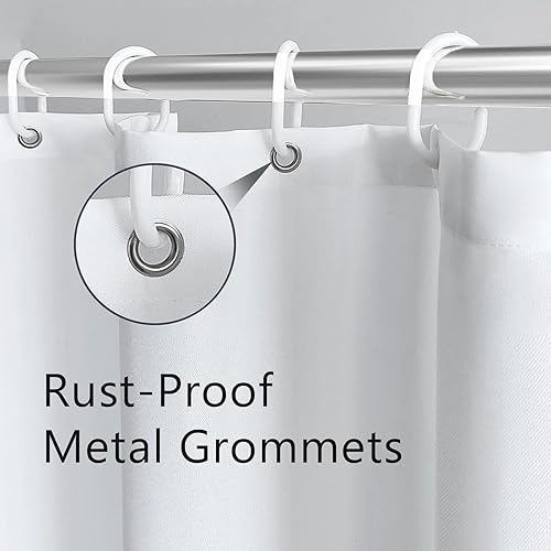 Miniatura 7 de Juego de 4 cortinas de ducha divertidas de calavera de esqueleto de 72 pulgadas de ancho x 72 pulgadas de alto, juego de baño de Halloween, juego de