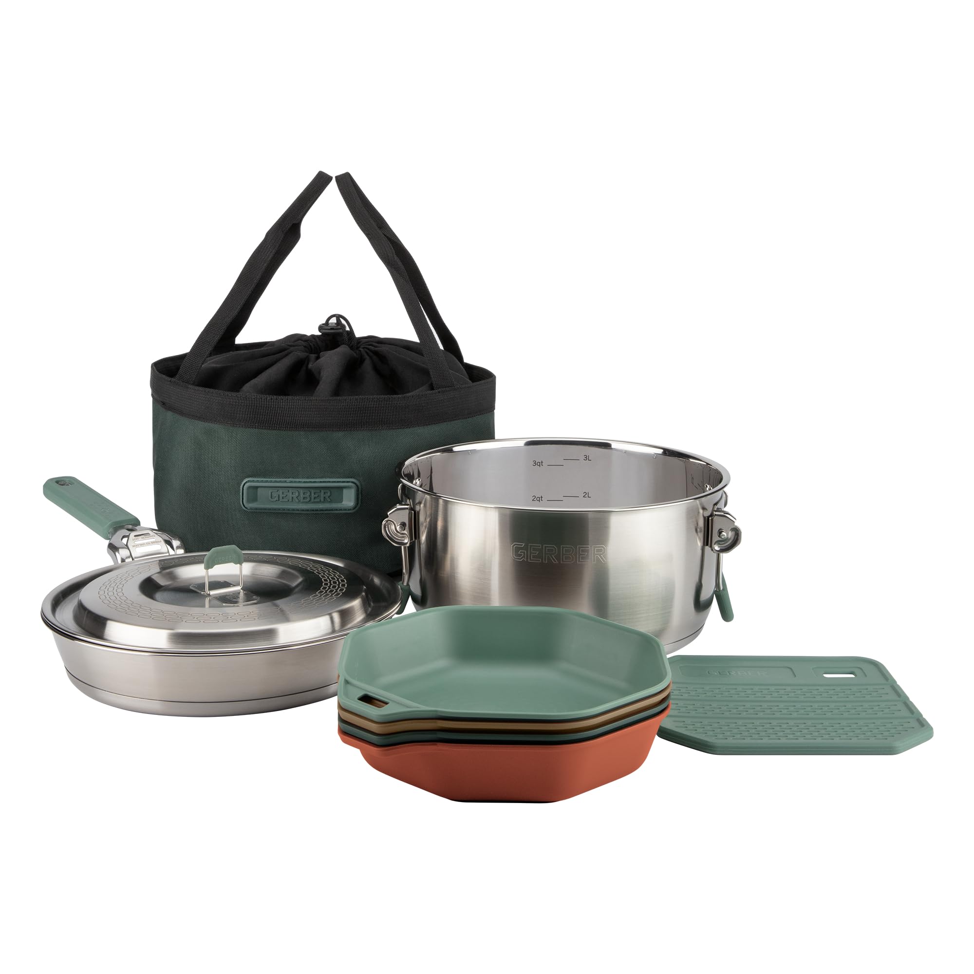 Gear ComplEAT Cook Set - Dishwasher-Safe Camping Cookware for Outdoor Cooking - Includes…