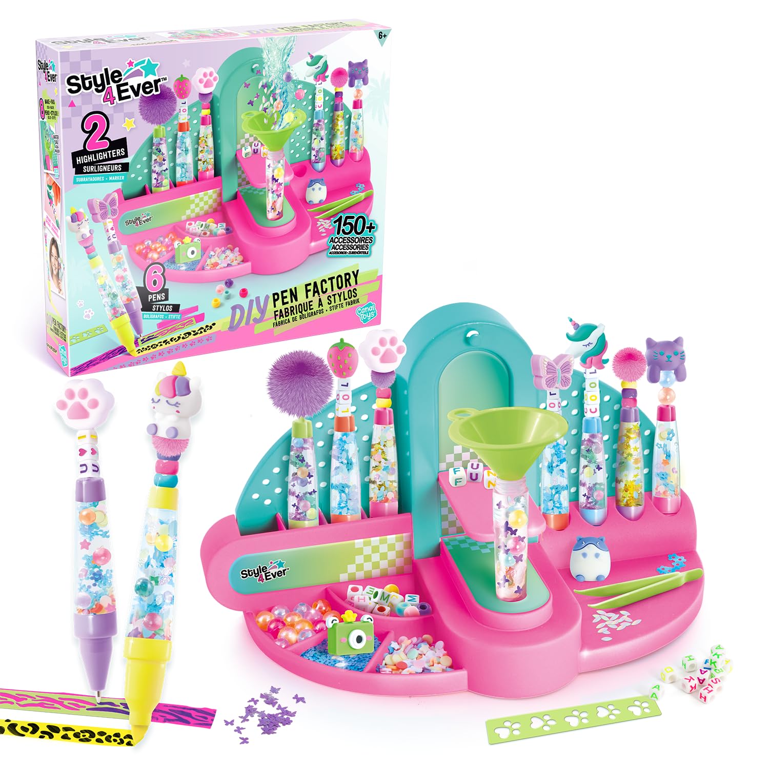Canal Toys - Style 4 Ever -​Fábrica de Bolígrafos y Subrayadores DIY - OFG 306
