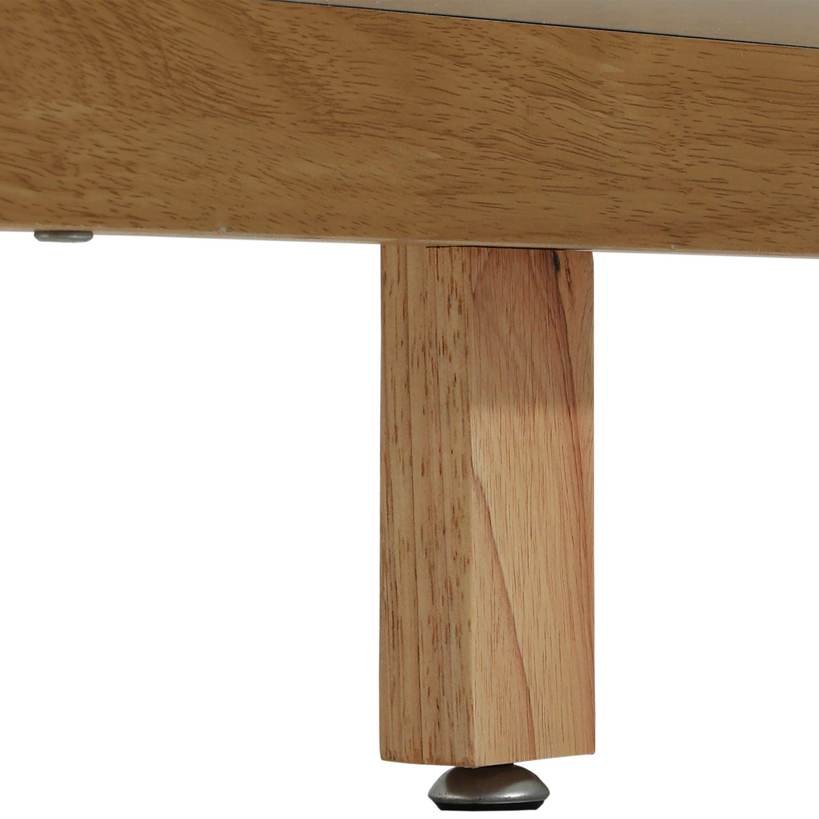 HOMCOM Mueble de TV Salón Moderno para 65 Pulgadas 150x39x50 cm | Mueble para Televisores, Mesa de TV, 2 Estantes Abiertos, Patas de Madera
