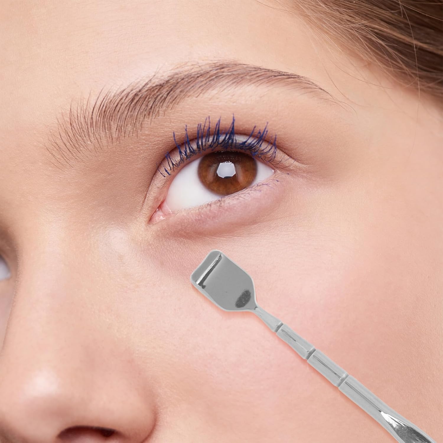 Dual End Blackhead Scraper, Stainless Steel Facial Removal Tool Silver image 5