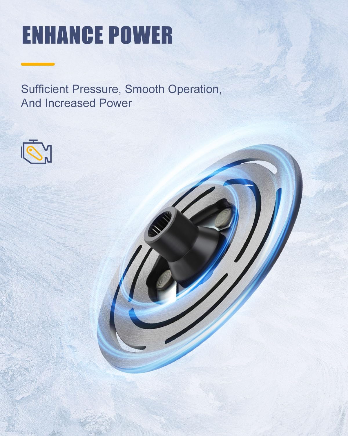 OCPTY AC Compressor Clutch for 1993-2006 for E-150 for E-250 for E-350 Econoline Excursion Expedition for F-150 for F-250 for F-350 for F-450 for F-550 Thunderbird 4.6L 5.4L 6.0L 6.8L 7.3L 154755