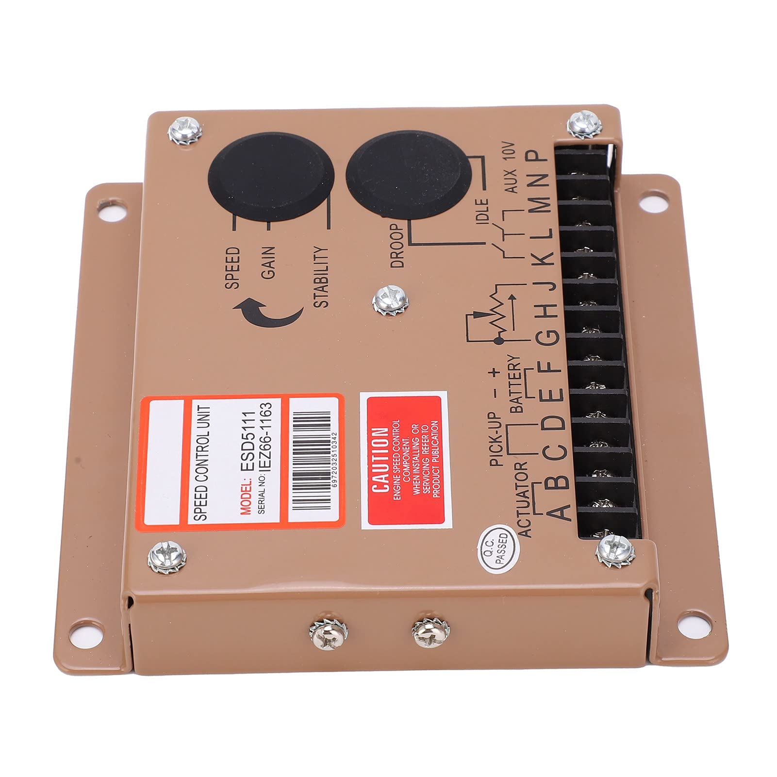 Elektroniczny Gubernator Tablica Kontroli Prędkości Generatora Płyta Kontroli Prędkości Generatora Kontroler Silnika ESD5111 12 V 24 V z regulowaną Prędkością Biegu
