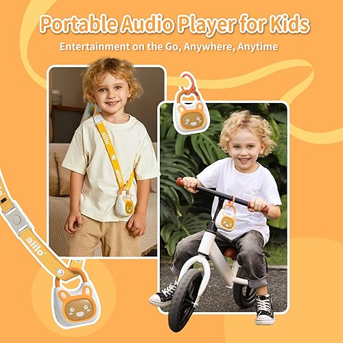 Miniatura 3 de alilo Pocket Bunny - Reproductor de música portátil para niños, juguetes musicales para niños pequeños, precargado de más de 120