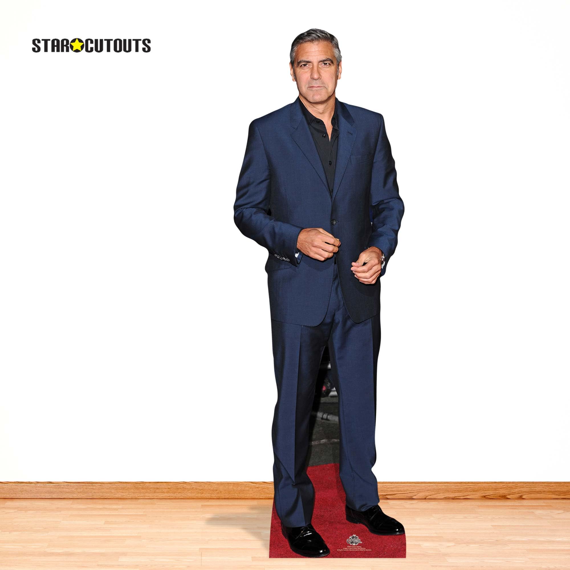Star Cutouts-Pappaufsteller von George Clooney