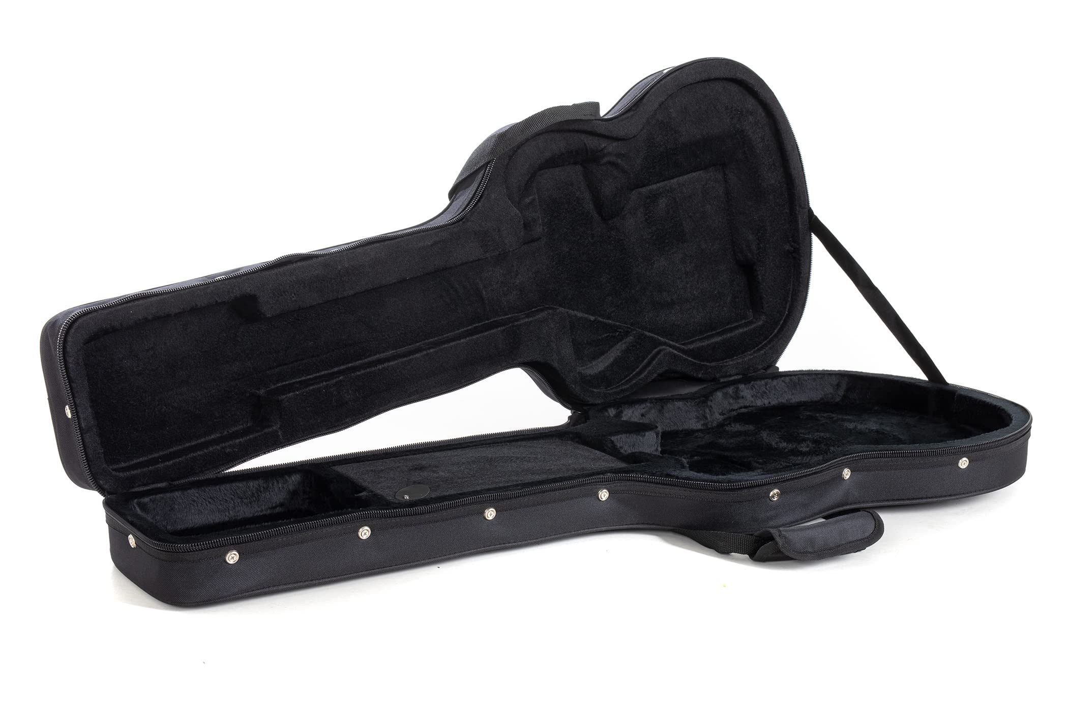 GEWA estuche para guitarra FX Light Weight Softcase para guitarra eléctrica forma S, estuche moldeado negro