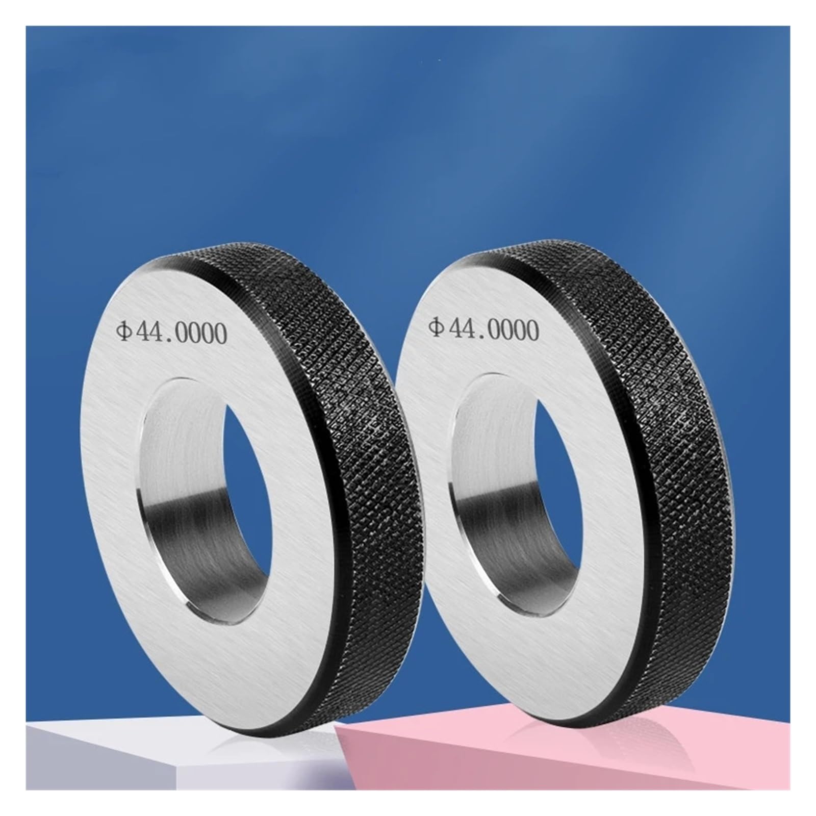 1 x podwójny drut metryczny 61-100 mm ± 0,003 metryczny gładki pierścień przyrząd pomiarowy niestandardowy (93 mm)