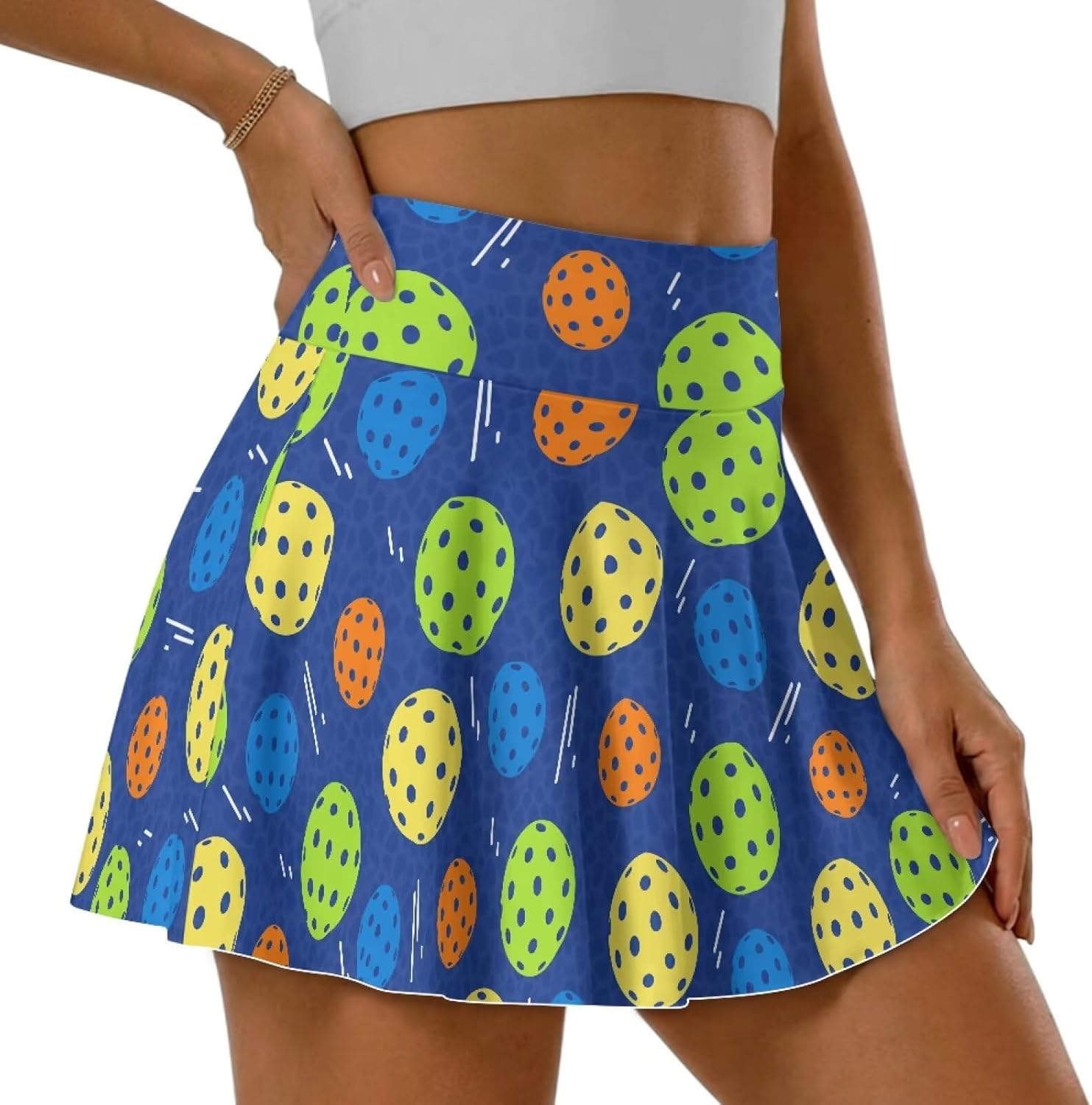 Tennis Skirts for Women High Waisted Pleated Athletic Golf Skorts with Pockets & Shorts for Running Workout S-2XL - Image 4