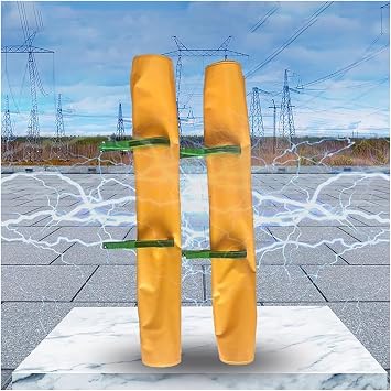 Electrical Safety Insulation Blanket, Lightweight Circuit Breaker/Transformers/Electrical Panels/Power Plants/Substation Flame Retardant Fire Mat0.4kv,19 3/4" x15 3/4" 50x40cm