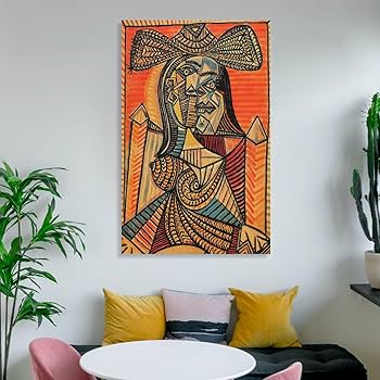 Amazon.co.jp: パブロ・ピカソ Pablo Picasso 《帽子の女性