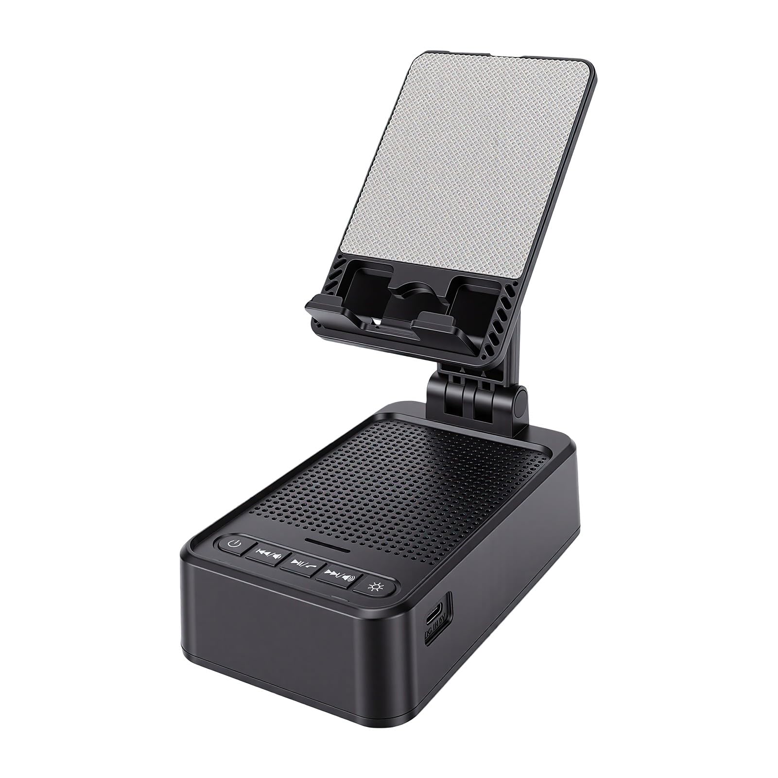 Elprico Cassa Bluetooth con Luce LED, Supporto Regolabile per Smartphone | Suono surround a 360°, illuminazione ambientale RGB, 10 ore di riproduzione