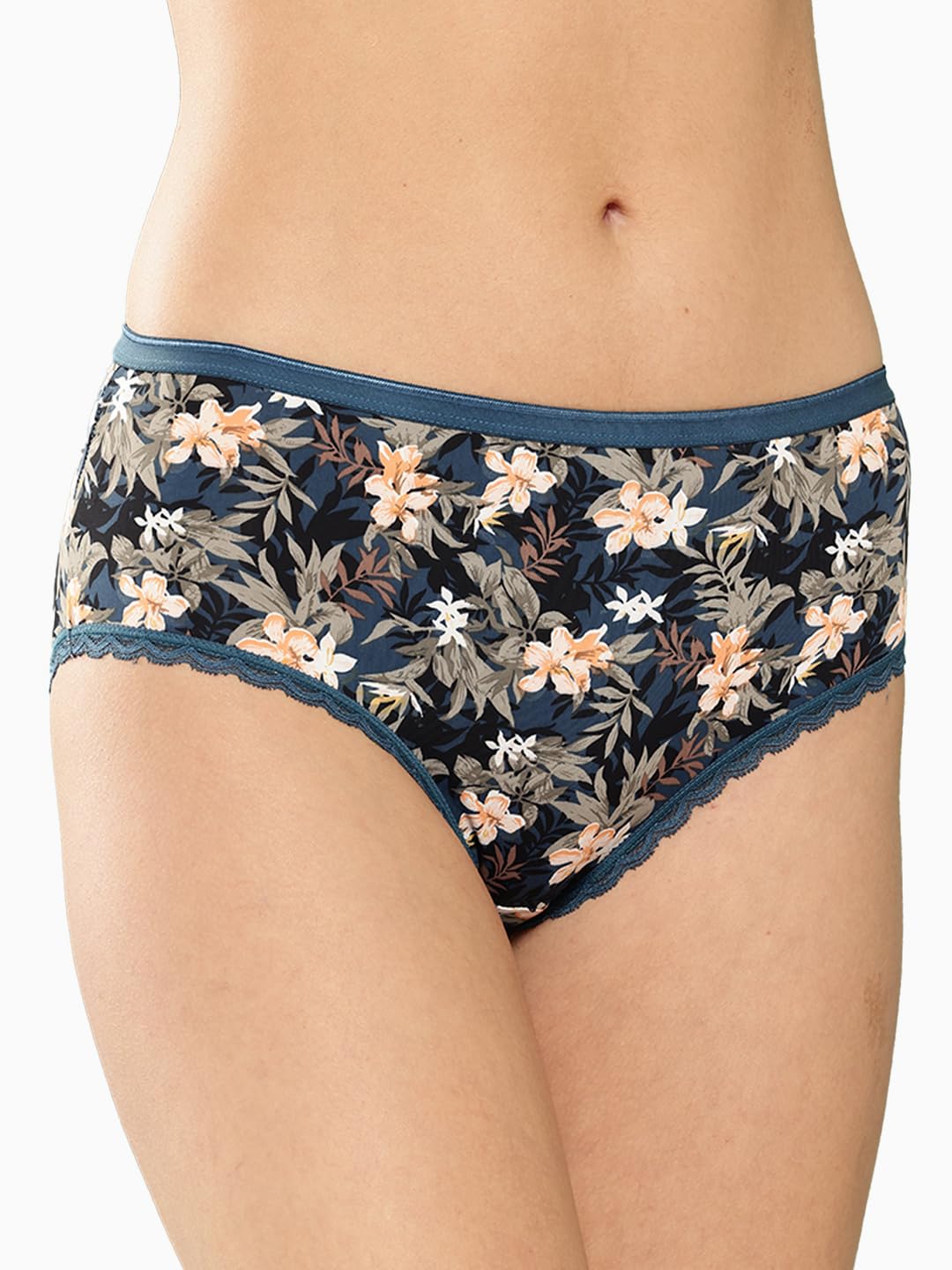 leading lady Women's Printed Mid Rise Hipster Brief-picture-16