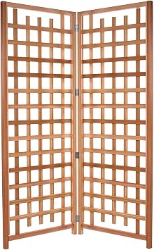 All Things Cedar 2-Piece Outdoor Single Trellis Handcrafted for Climbing Plants