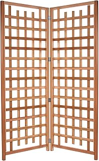 All Things Cedar 2-Piece Outdoor Single Trellis Handcrafted for Climbing...