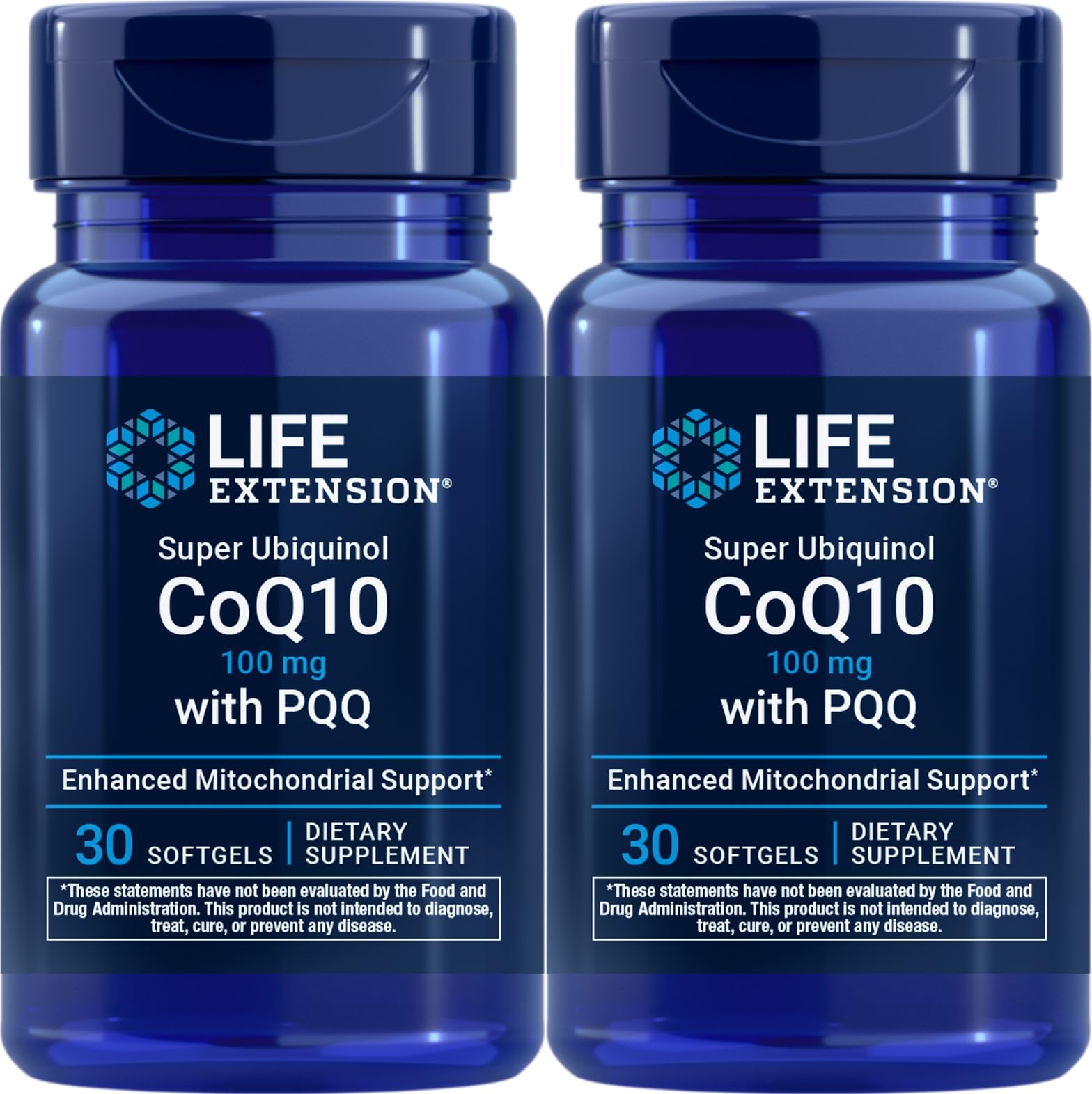 - Super Ubiquinol CoQ10 with PQQ, 30 softgels (Pack of 2)
