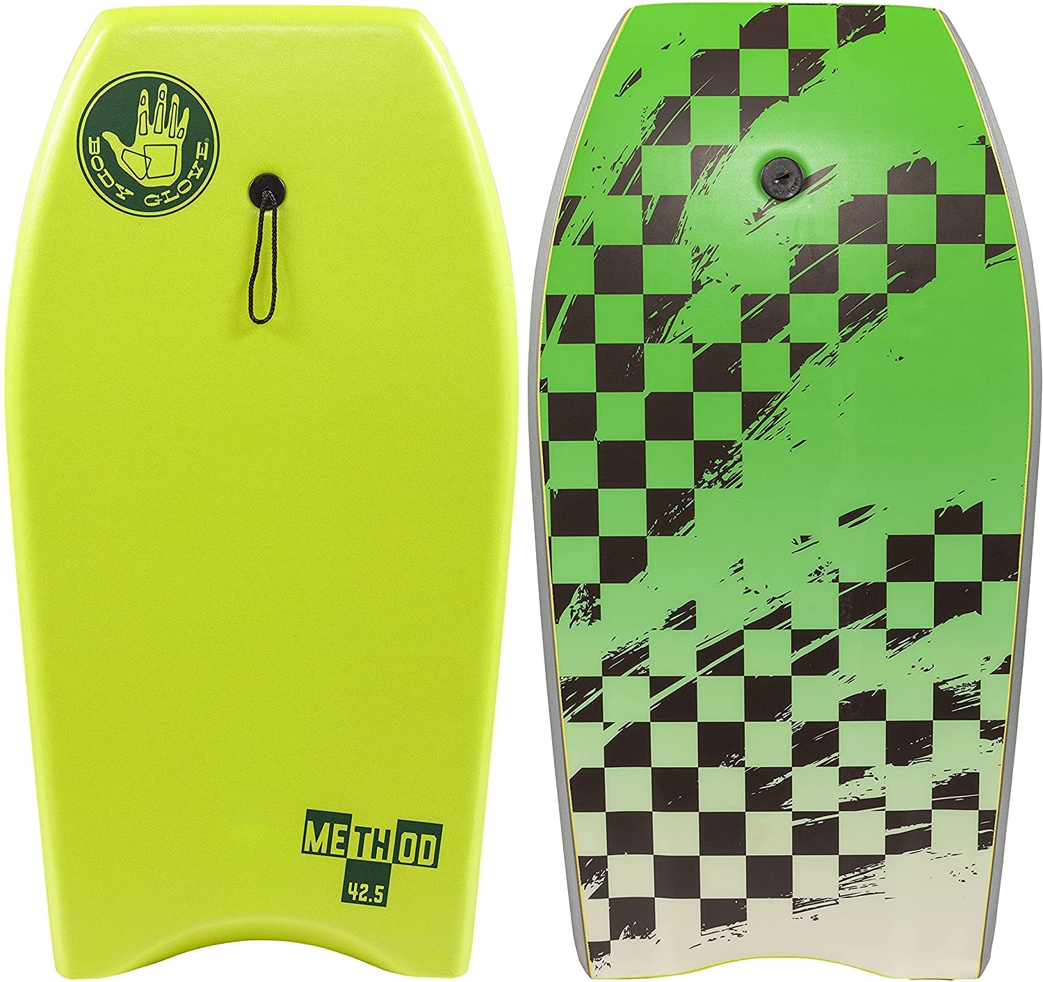 Body Glove Method 42.5 Inch Bodyboard - EPS Core, HDPE Slick, Crescent Tail, Graphic Slick, Includes Leash for Men, Women, Kids - (42.5 INCH)