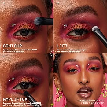 Amazon.co.jp: Nyx UT Shadow Palette 04 04 Color Bright : Beauty