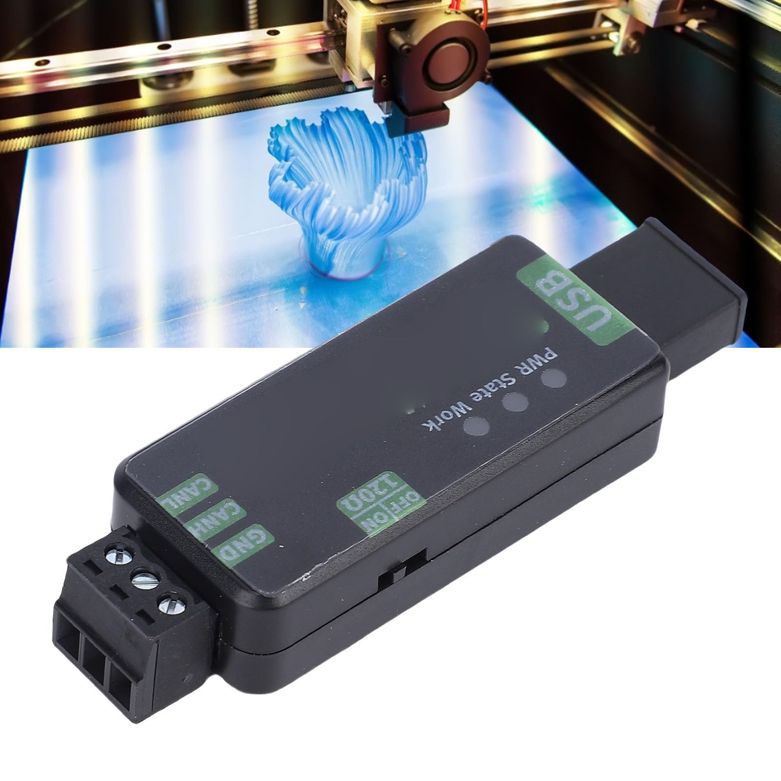 Luocute CANable 2.0Pro S USB zu CAN Analysatormodul, USB CAN Bus Konverter mit Schutzgehäuse für 3D Drucker, ARM basierte Eingebettete Luocute CANable 2.0Pro S USB zu CAN Analysatormodul, USB CAN Bus Konverter mit Schutzgehäuse für 3D Drucker, ARM basierte Eingebettete