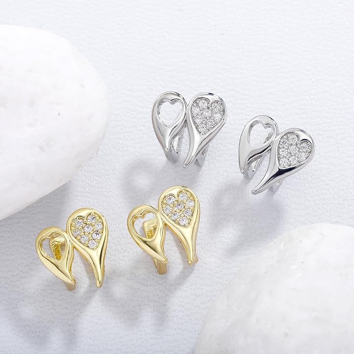 Dije Persona Hip Hop Corazones Cruz Dientes Micro Zircon miniatura 3