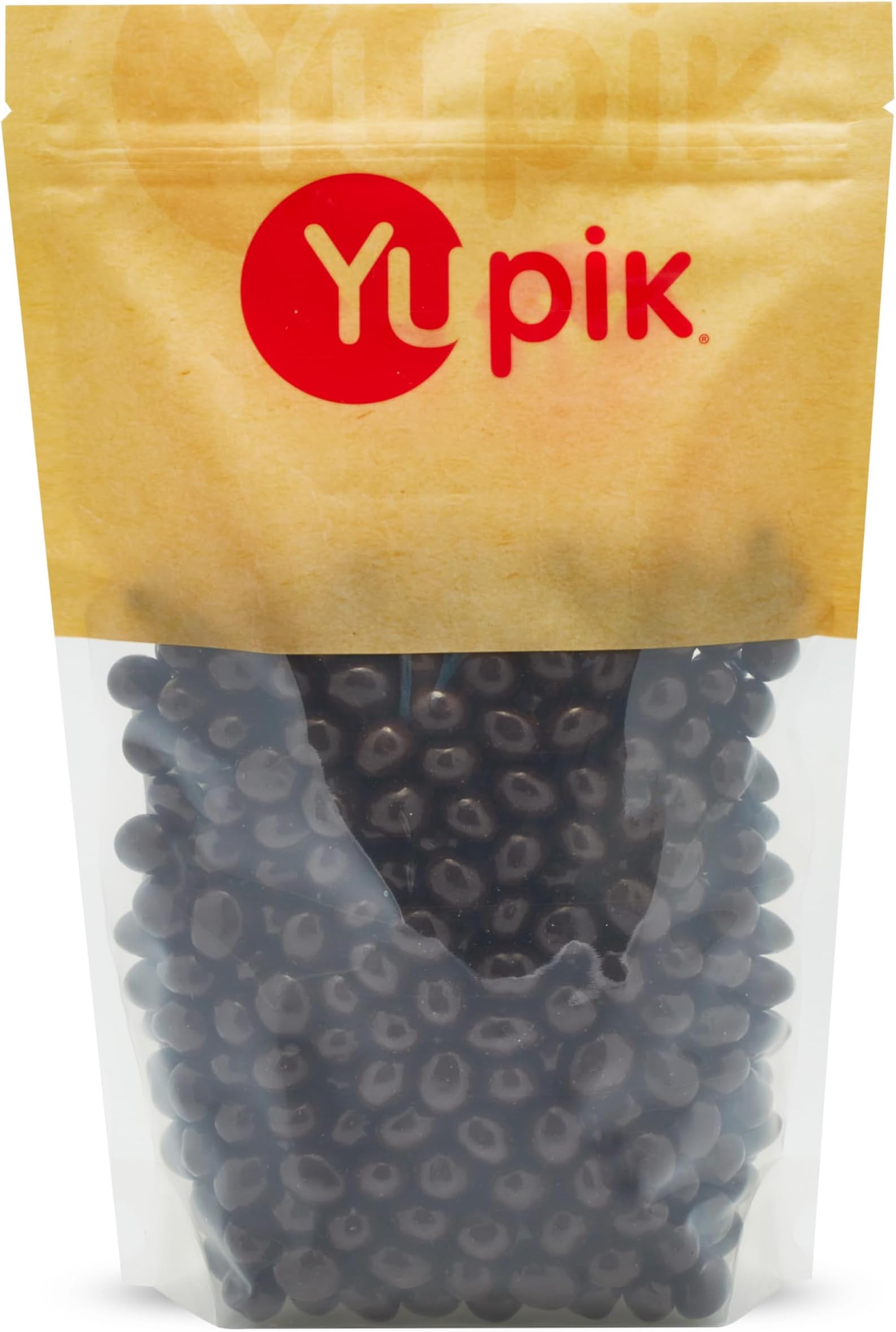 Yupik Dark Chocolate Covered Coffee Beans, 60% Cacao, 2.2 lb (35.2 oz), Kosher, High in Fiber, Coffee Beans Coated in Rich Dark Chocolate, Chocolate Candy, Sweet Snacks, Ideal for Baking & Gifting