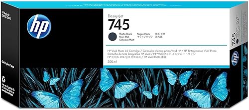 HP Cartucho de tinta 745 (F9K05A) - Negro mate