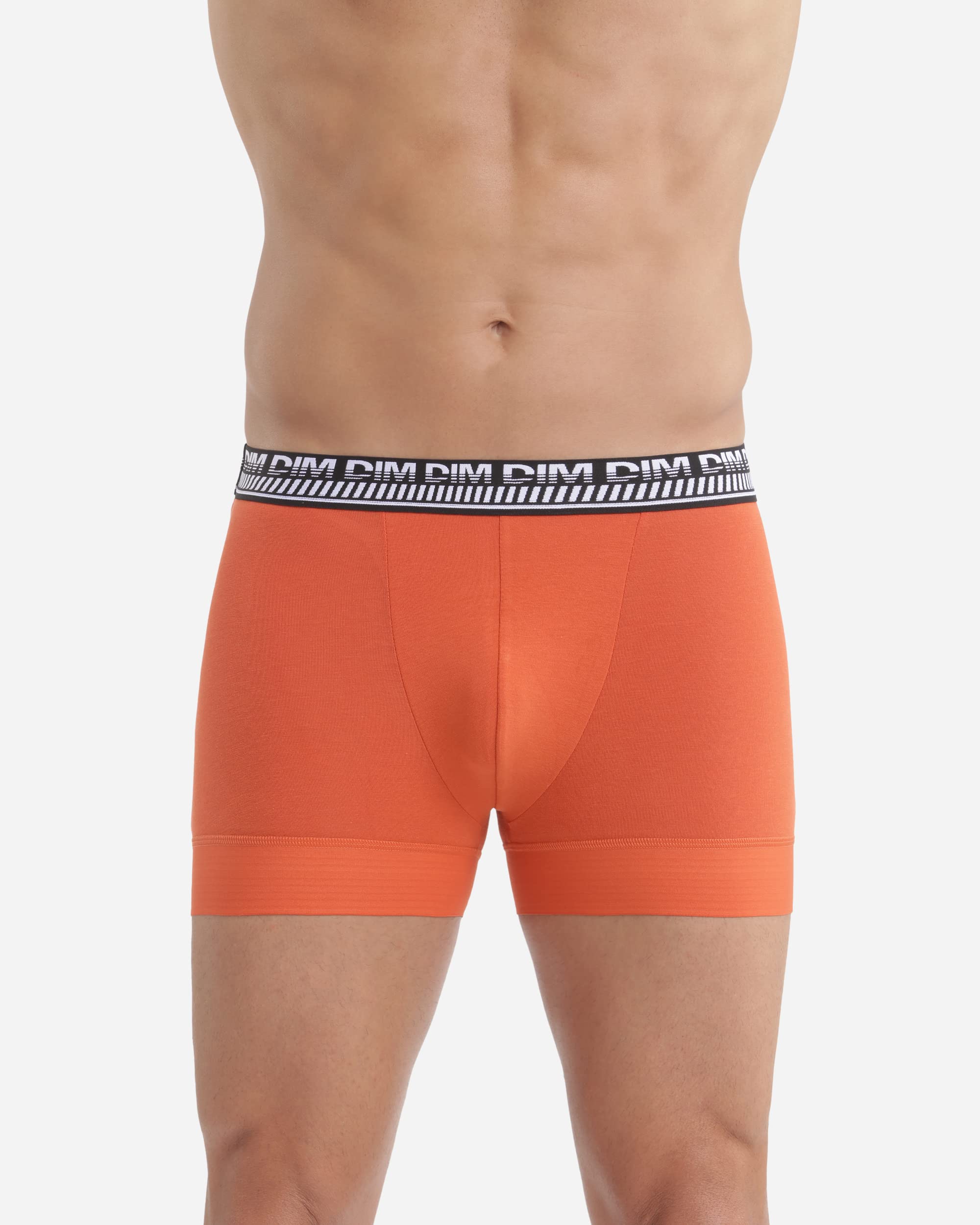 Dim Juego de 2 bóxers para hombre en algodón elástico Stay and Fit Hombre x2