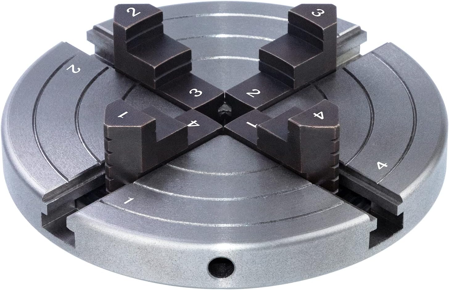 6 Inch Wood Lathe Chuck Set 1" x 8 tpi, Self Centering 4 Jaw Wood Turning Chuck