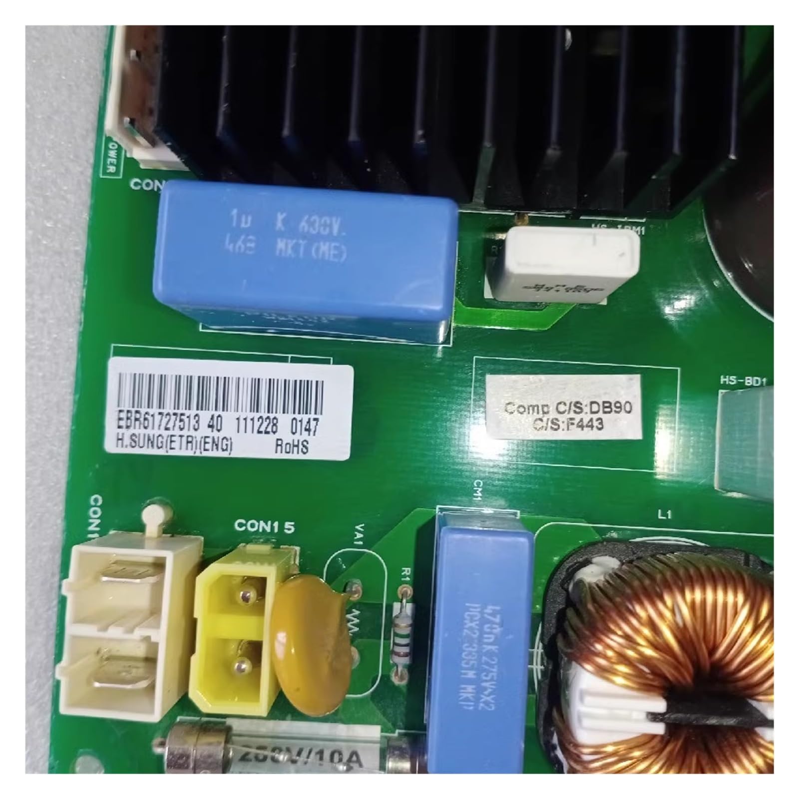 Refrigerator Motherboard and Computer Board EBR61727513, Compatible for LG? Refrigerator Inverter Board