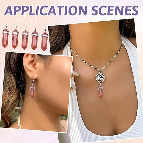 Miniatura 2 de FASHEWELRY Colgantes de encanto de piedras preciosas en forma de