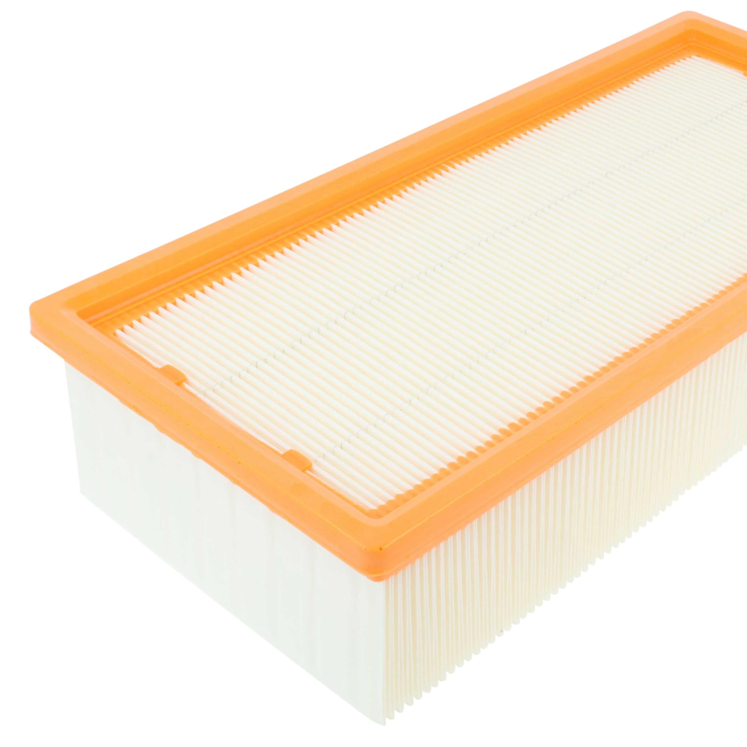 vhbw 5x filtro a pieghe piatte sostituisce Kärcher 6.904-284.0 per aspirapolvere umido/secco, industriale - Elemento filtrante
