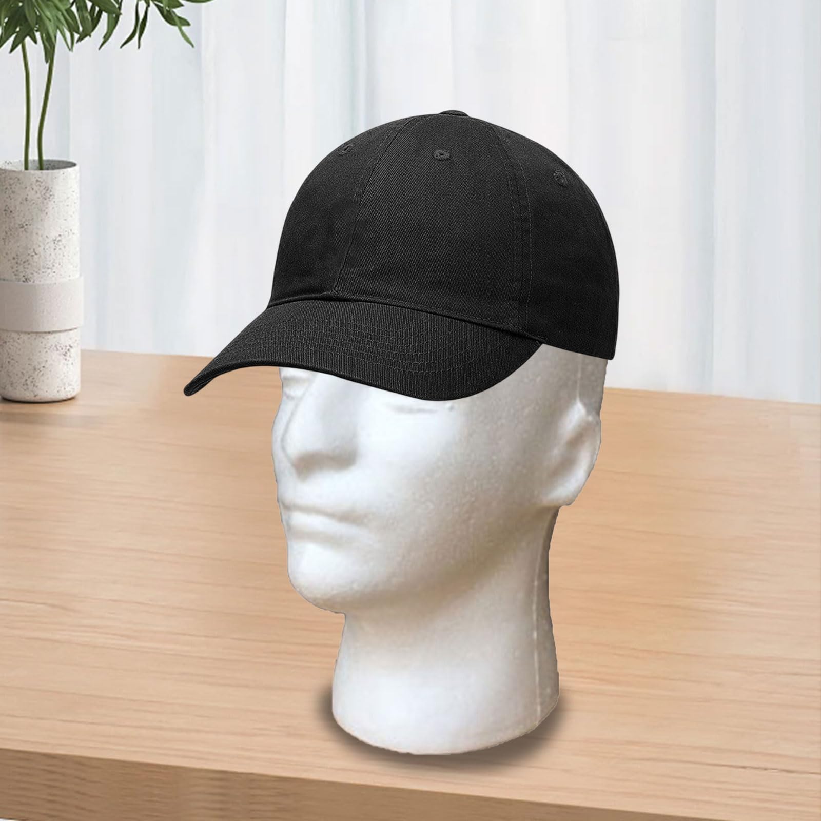 MANNEQUIN HOMME FLEXIBLE AVEC TÊTE SEMI-ABSTRAITE EN MOUSSE