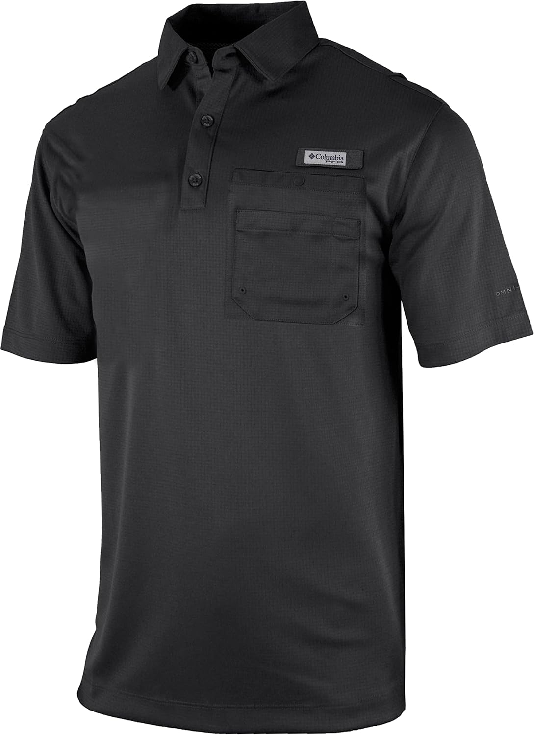 Columbia Men's Golf Flycaster Pocket Polo Shirt Omni Wick Breathable Short Sleeve