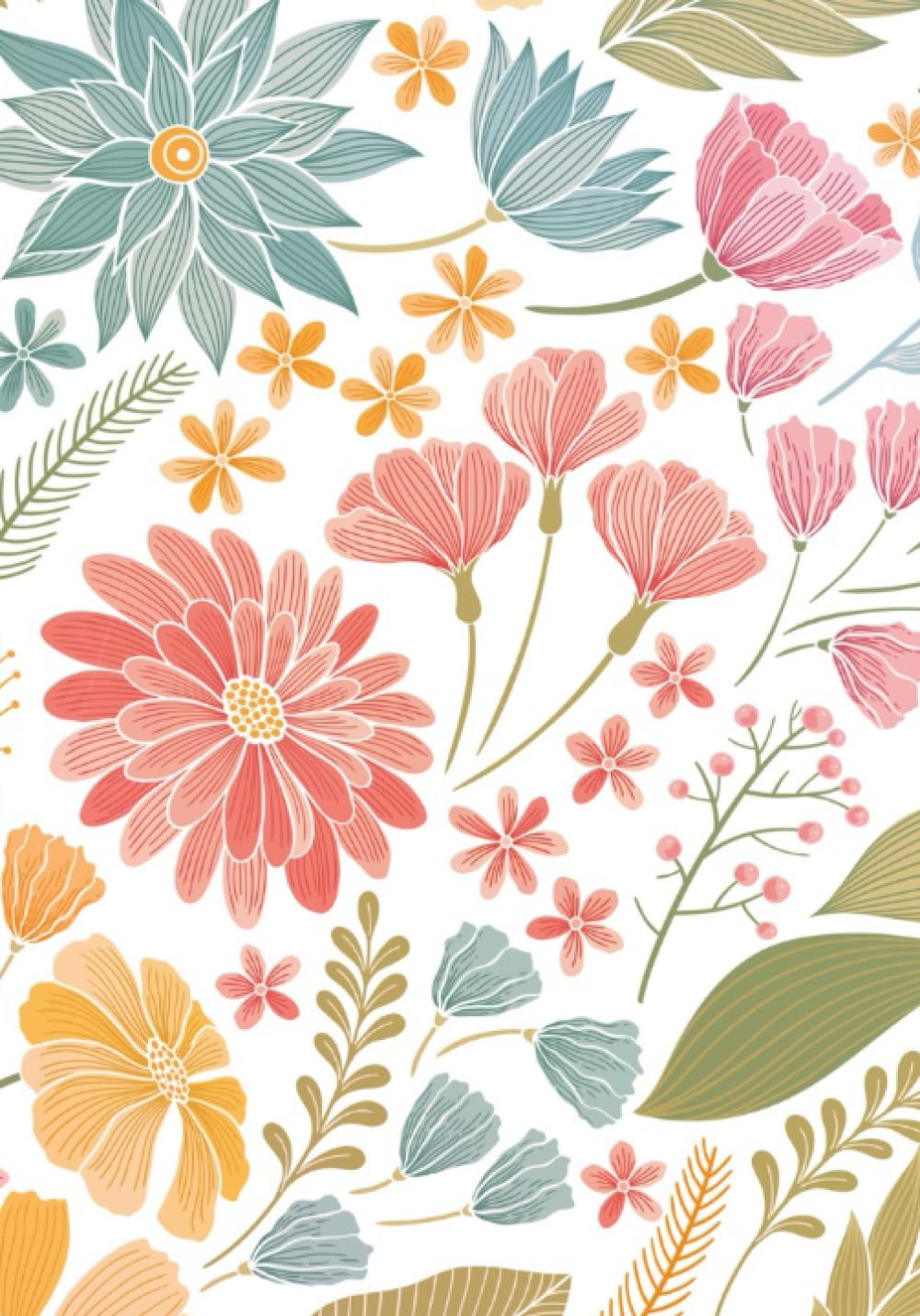 Blank Flower Journal